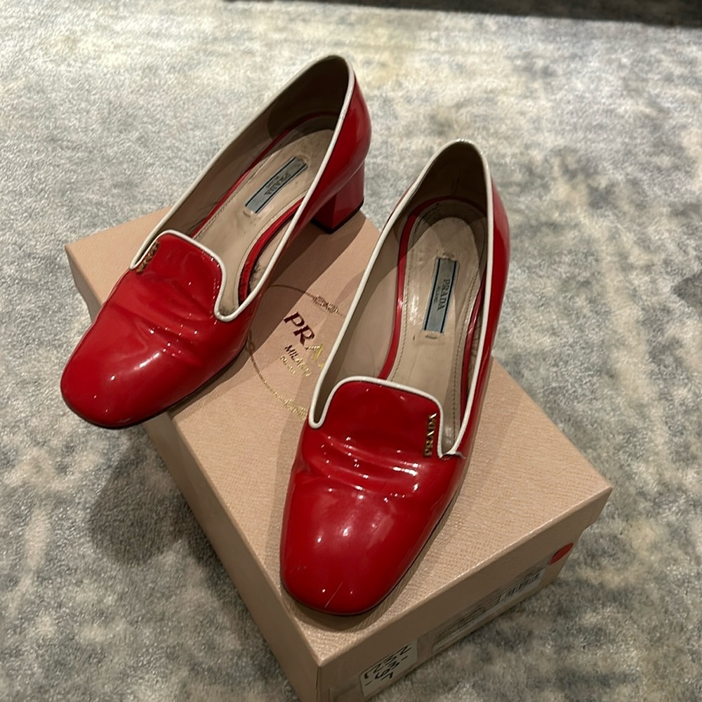 Classic Red Prada shoes